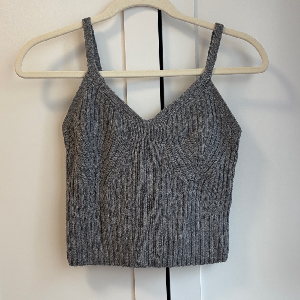 Auden Charcoal Ribbed Camisole